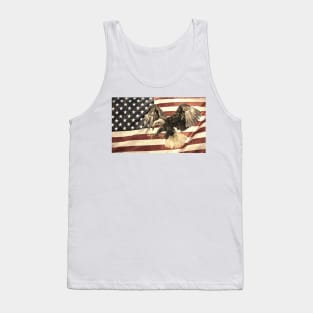 Vintage Eagle and Flag Tank Top